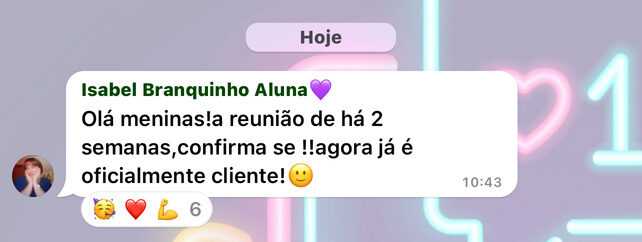 Agora já é oficialmente cliente